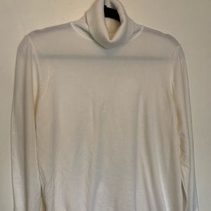 White Turtle Neck